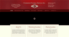 Desktop Screenshot of cummingsfuneral.com
